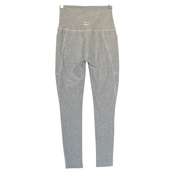 Beyond Yoga X Peloton Women’s Size XS Space Dye Grey High Rise 7/8 Legging Logo - Picture 2 of 8